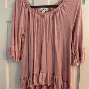 Bell sleeve top